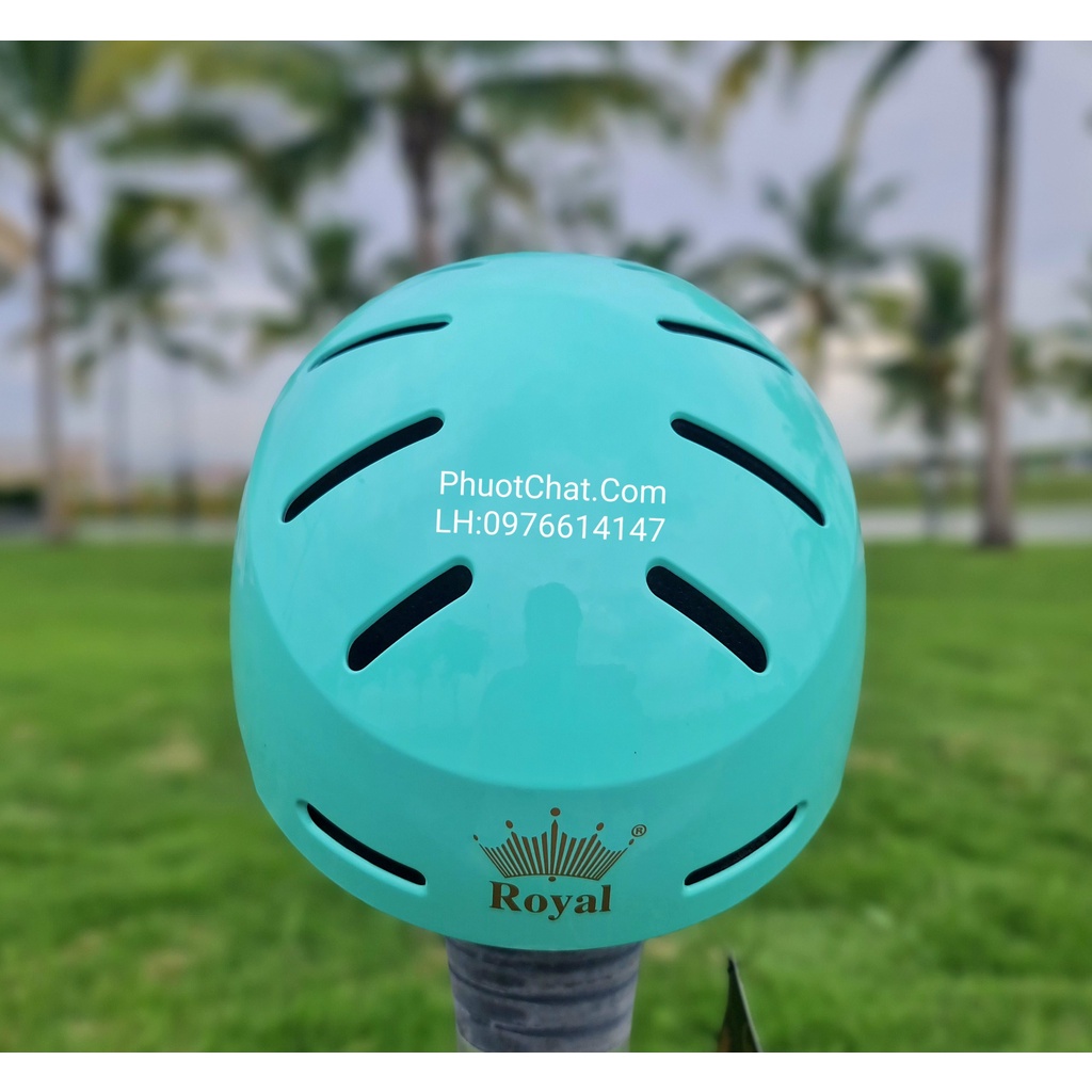 Nón bảo hiểm thể thao Royal MD17 màu xanh ngọc siêu đẹp