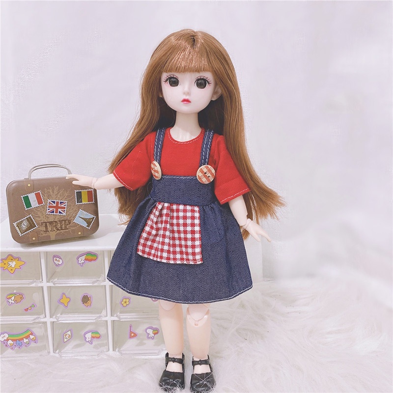 Búp bê Barbie hoàn chỉnh 30cm 3D 1/6 đáng yêu