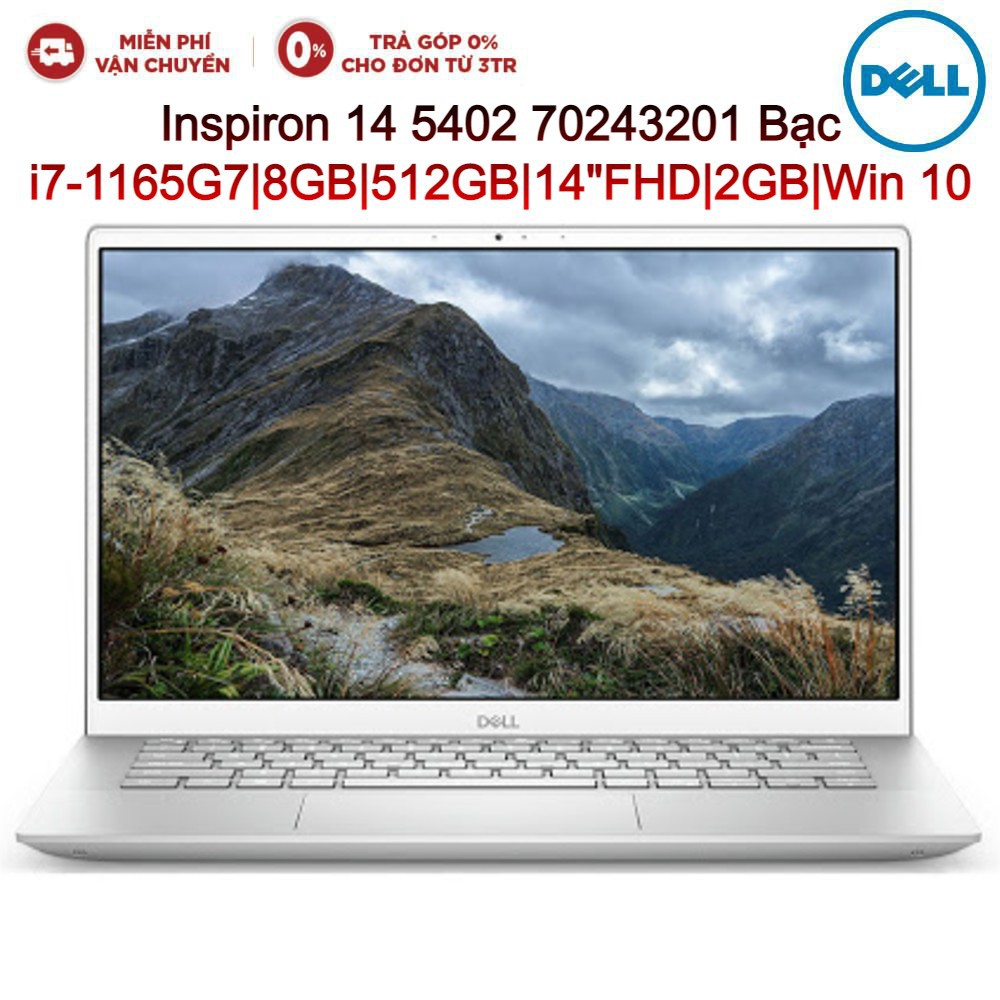 Laptop Dell Inspiron 14 5402 70243201 i7-1165G7| 8GB| 512GB| 14&quot;FHD| 2GB| Win 10