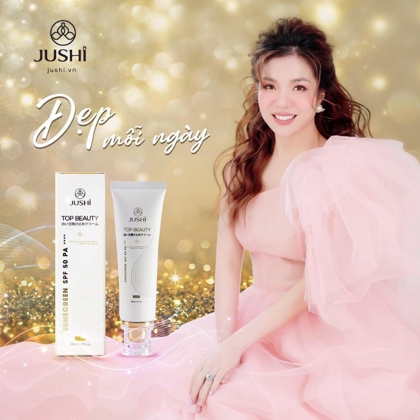 Kem Chống Nắng Top Beauty Jushi Bảo Vệ Làn Da Tối Ưu Chiết Xuất Từ Thành Phần Thiên Nhiên, Chống Mồ Hôi Và Nước