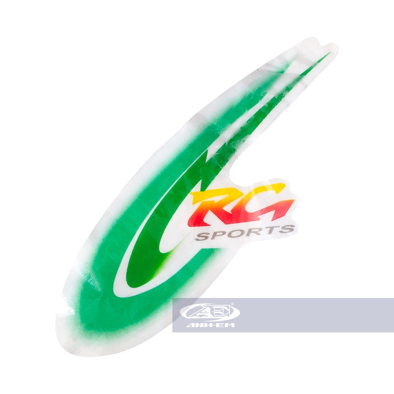 Tem 110 móc câu (Xe Bạc - Xanh ngọc) DC-0087