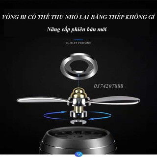 Nước Hoa Ô Tô, Xe Hơi Kẹp Cửa Gió Điều Hòa Hình Cánh Quạt Jen.S