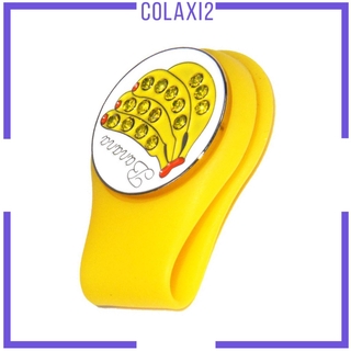 Magnetic Golf Hat Clip Golf Ball Marker with Detachable Pattern Plate Blue