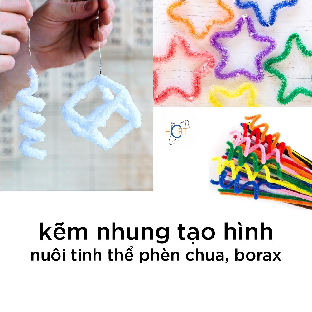 1 sợi - Kẽm nhung tạo tạo hình nuôi tinh thể phèn chua phèn nhôm borax