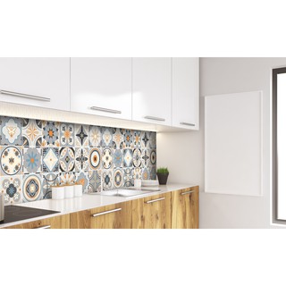 Decal gạch bông cổ điển khổ lớn hàng cao cấp bền đẹp GB-025 KT 120 x 60 cm
