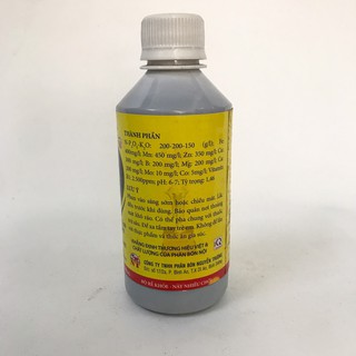 Phân bón lá đậm đặc vitamin b1 vàng(NT 250ml )