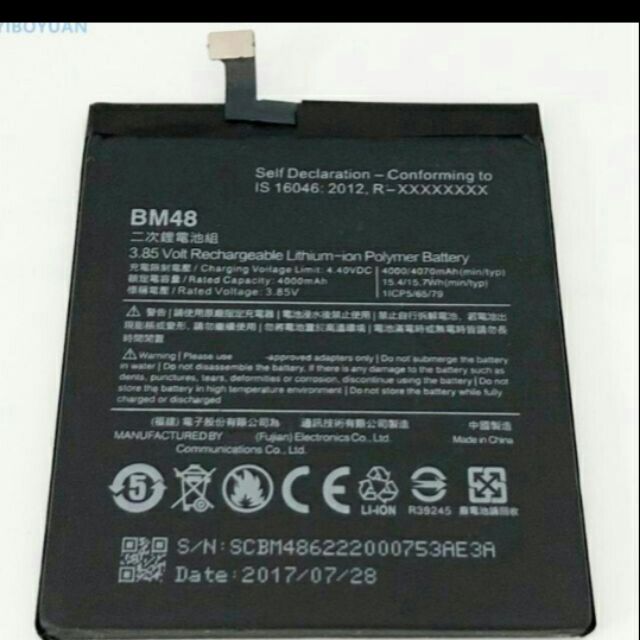 Pin Xiaomi BM48 ( Pin Xiaomi Mi Note 2 ) xịn - Bảo hành 6 tháng