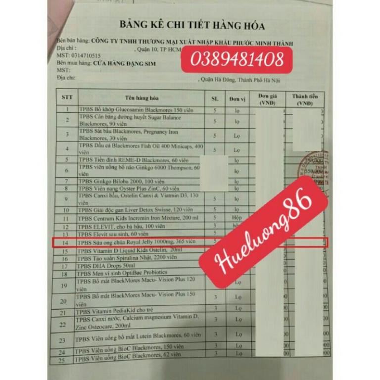 Sữa Ong Chúa Healthy Care Royal Jelly 365 Viên Úc | BigBuy360 - bigbuy360.vn