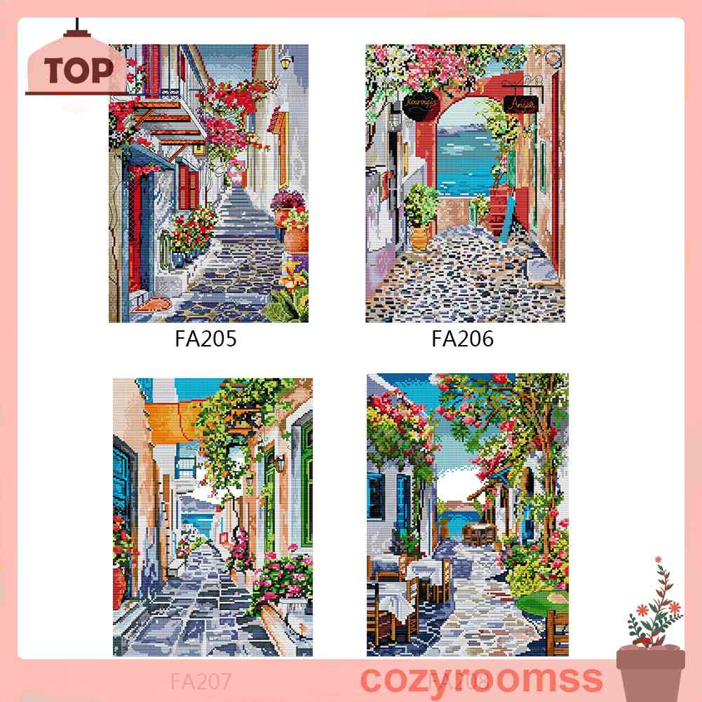 Toàn Bộ Tranh Thêu Chữ Thập Họa Tiết Hoa 14CT