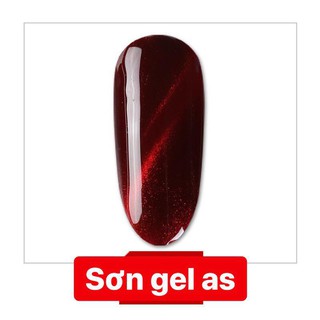 Sơn gel AS mắt mèo đỏ (mã HM-chai đen)