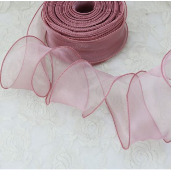 Dây ruy băng bản ⚡ 4CM ⚡ trang trí, làm phụ kiện, làm nơ, làm hoa hanmade