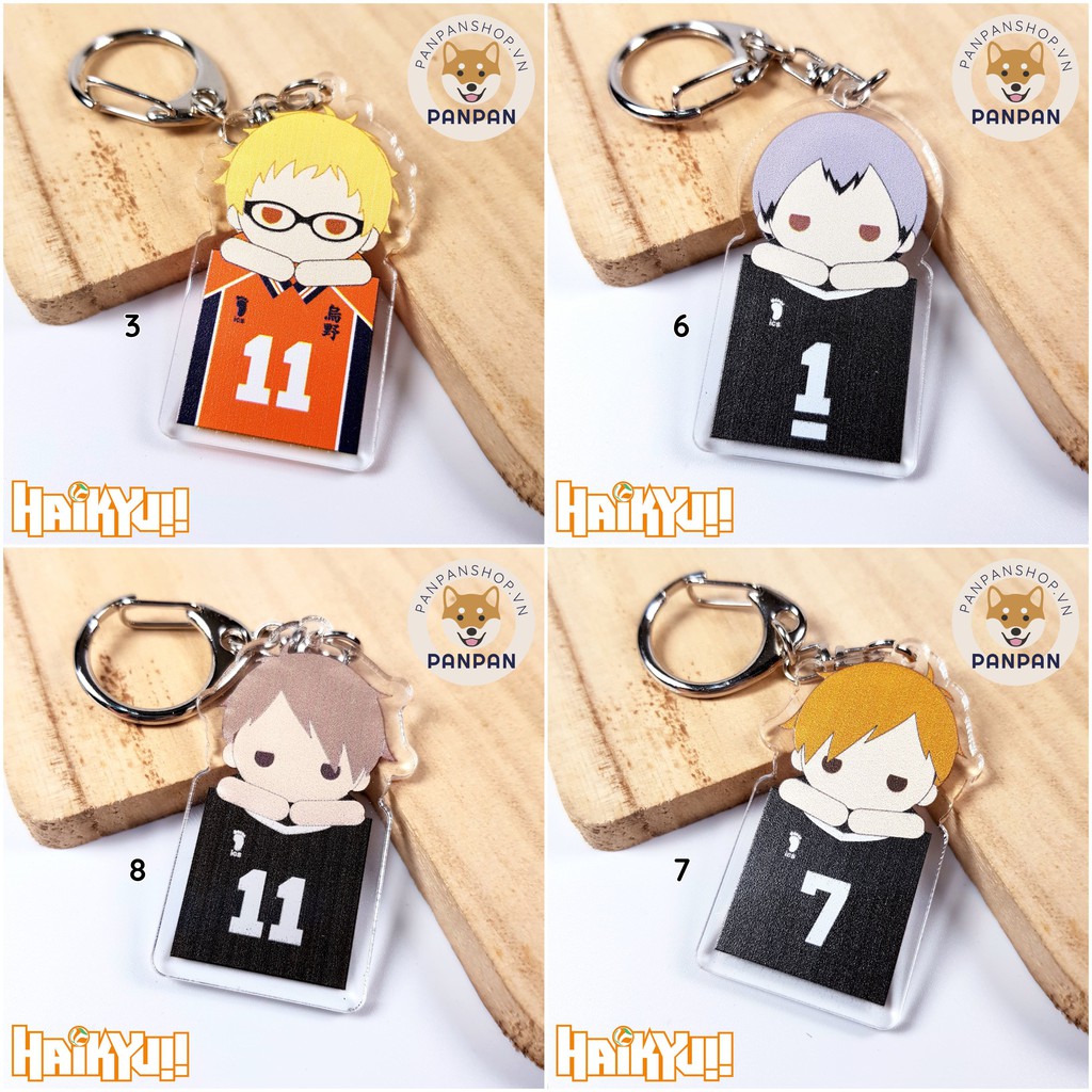 Móc Khoá Anime Mica Acrylic Haikyuu To The Top 8 nhân vật (5m) - Haikyu