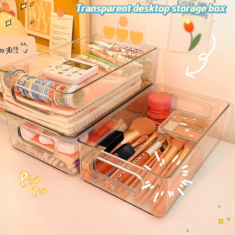 Kệ sách để bàn trong suốt siêu xinh văn phòng phẩm BG02