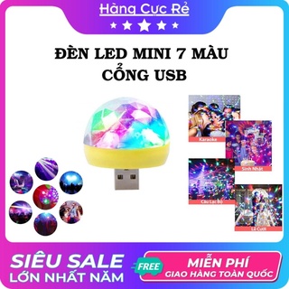 Đèn led mini 7 màu cổng usb HCR868 - Shop Hàng Cực Rẻ