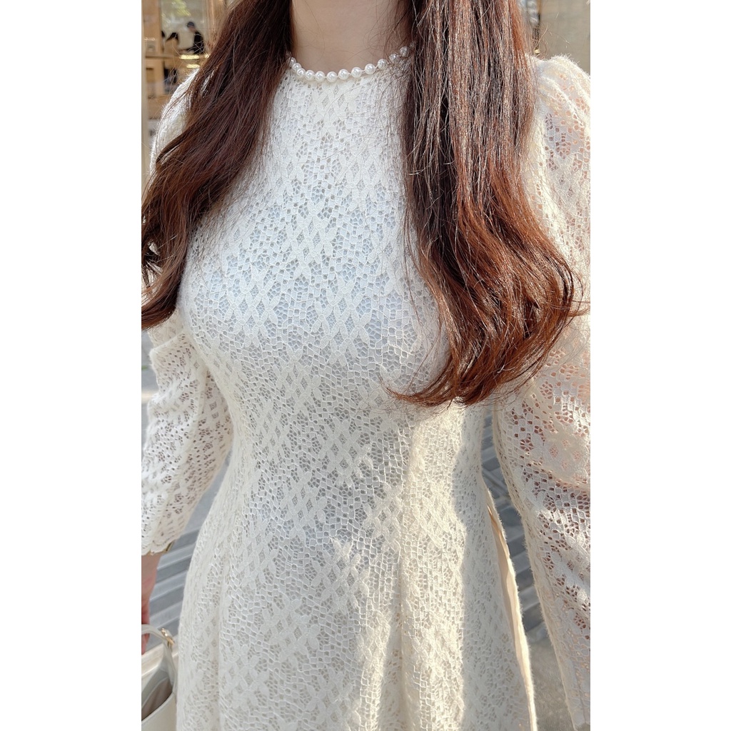 Áo dài ren Almira thời trang nữ by MULLET