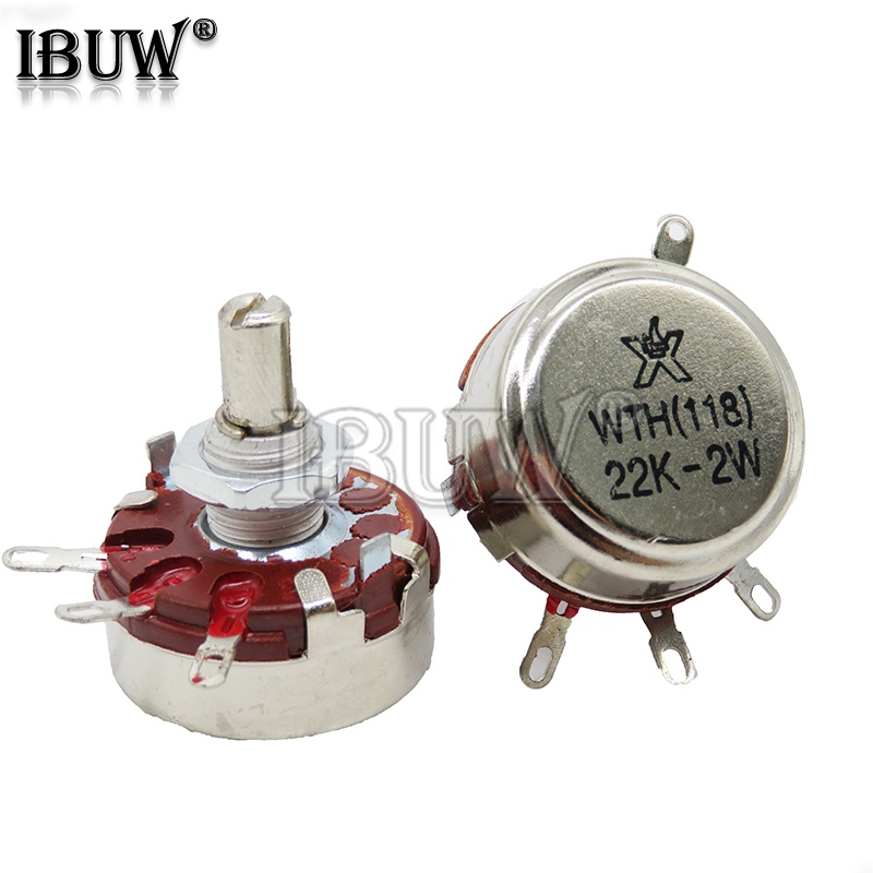 Set 2 Chiết Áp WTH118 2W 1K 2.2K 4.7K 10K 22K 47K 100K 470K 1M WTH118-2W Chuyên Dụng