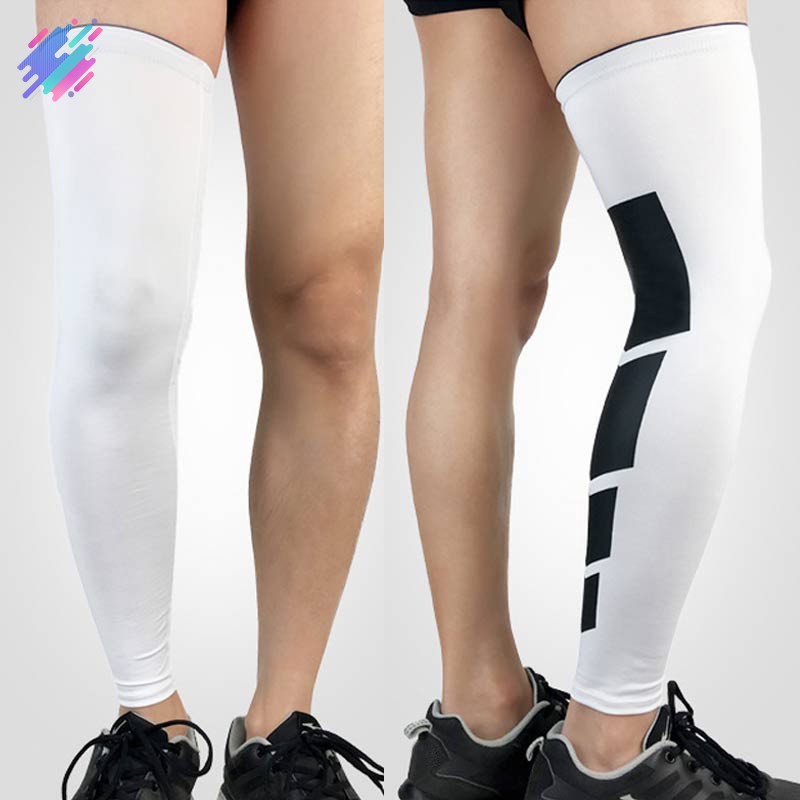 Set 2 vớ hỗ trợ chống chấn thương co giãn tốt khi chơi đá bóng / bóng rổ / đạp xe