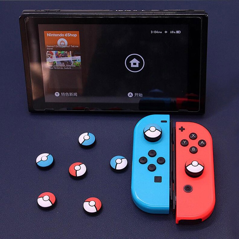 Nút Bấm Điều Khiển Chơi Game Hình Chân Mèo Sakura Cho Nintendo Switch Lite/OLED Joy-Con