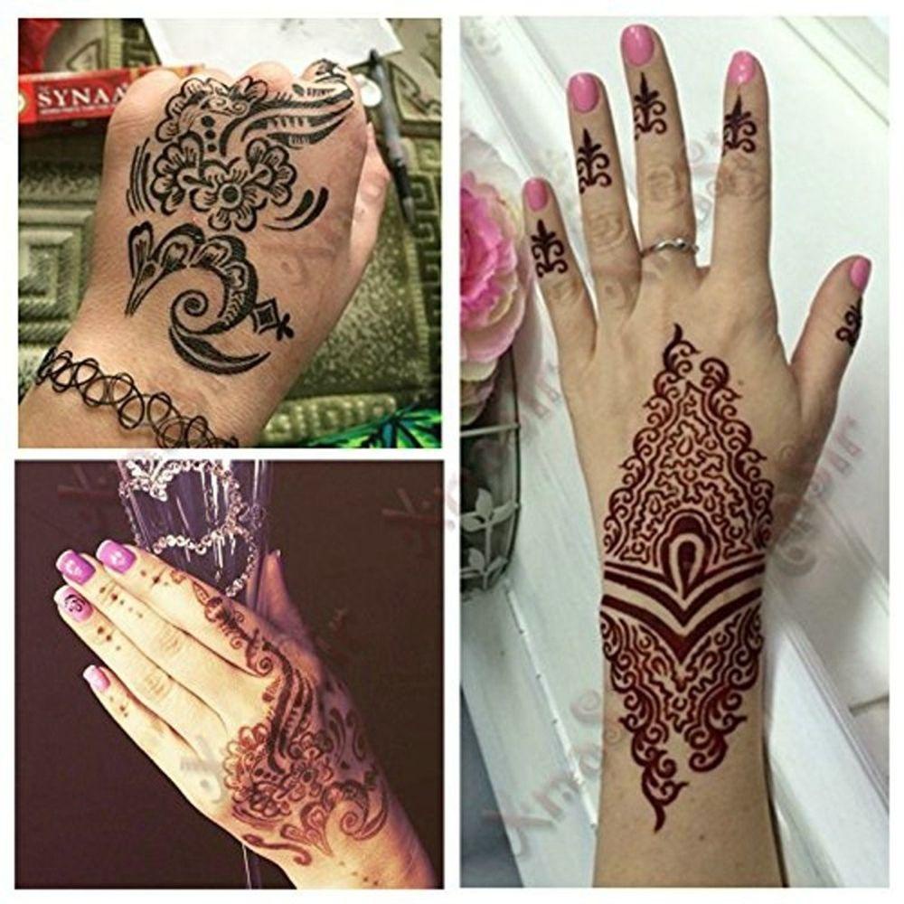 Hình Xăm Tạm Thời Phong Cách Ấn Độ Mehndi