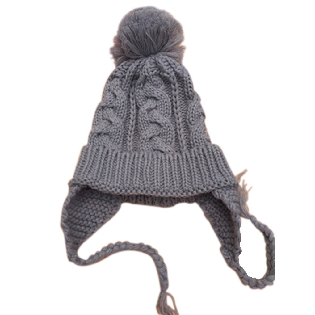 Nón len chùm tai dễ thương cho bé