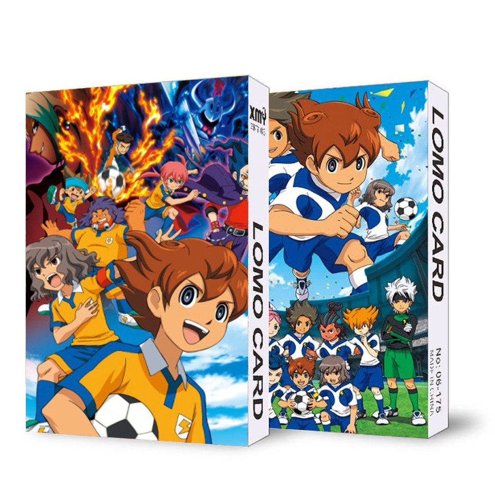 ( không kèm hộp ) Hộp ảnh lomo IN HÌNH Inazuma Eleven Go Đội bóng siêu năng lực anime chibi 30 tấm