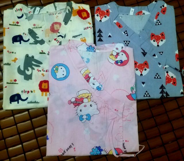 Bộ bé trai bé gái cộc tay pijama/ bộ mặc ngủ cho bé