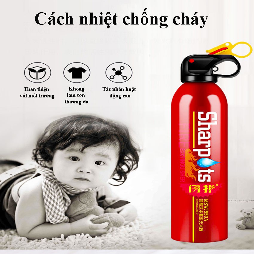 Bình Cứu Hoả Ô Tô Mini, Bình Chữa Cháy Tiện Dụng Mila Store