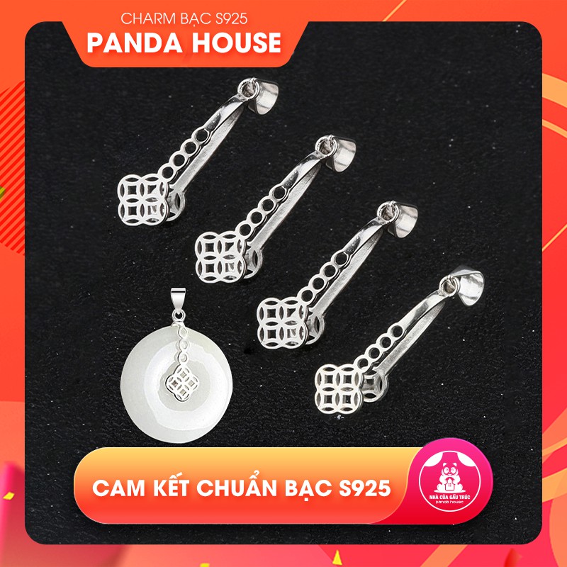 💖 Charm bạc s925 khoen móc mặt dây chuyền đồng điếu, mặt phật, tỳ hưu, hồ ly (bạc trắng) - Panda House