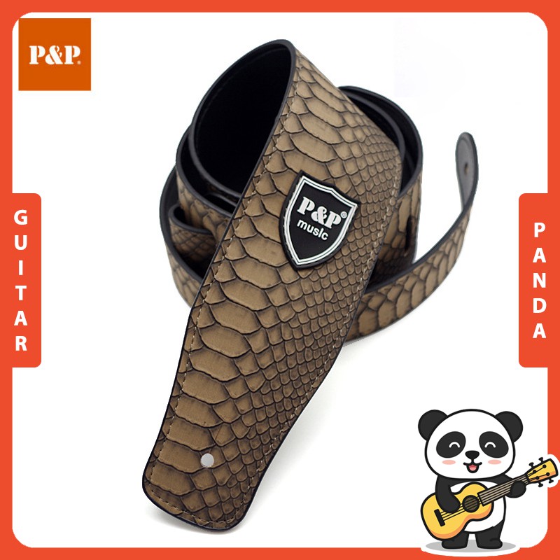 Dây Đeo Đàn Guitar P&amp;P Similar 6 Mẫu Cá Tính Guitar Panda