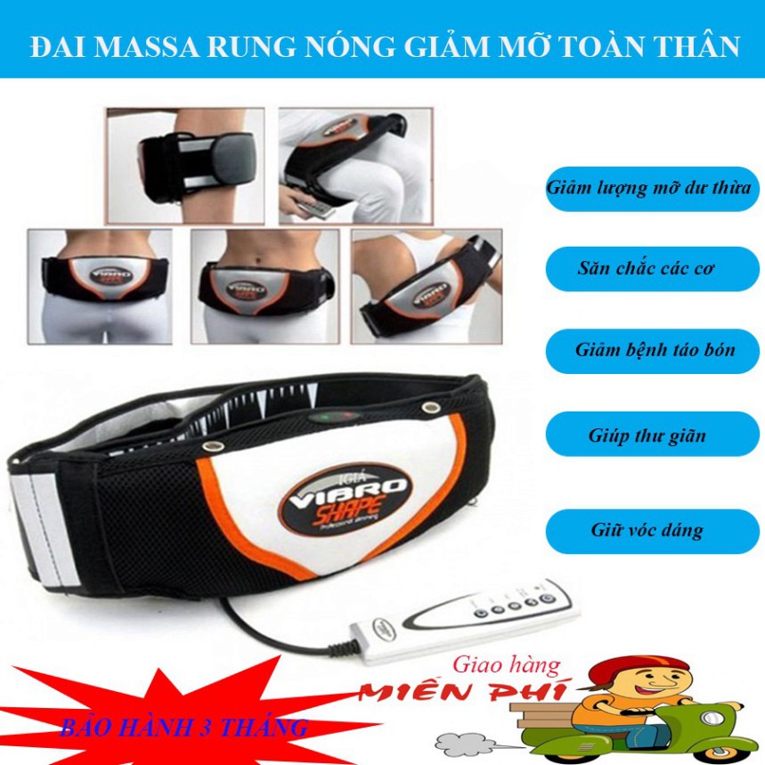 Giá Hot Đai Massage, Đai Massage Giảm Mỡ- Rung Nóng, Giảm Mỡ Bụng Và Toàn Thân Hiệu Quả. Bảo Hành Uy Tín. Giảm Giá Hot