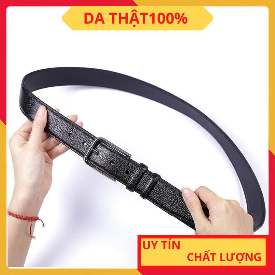 Thắt Lưng Nam Da Bò  Vân Miu Sang Trọng T228T33 da thật 100%