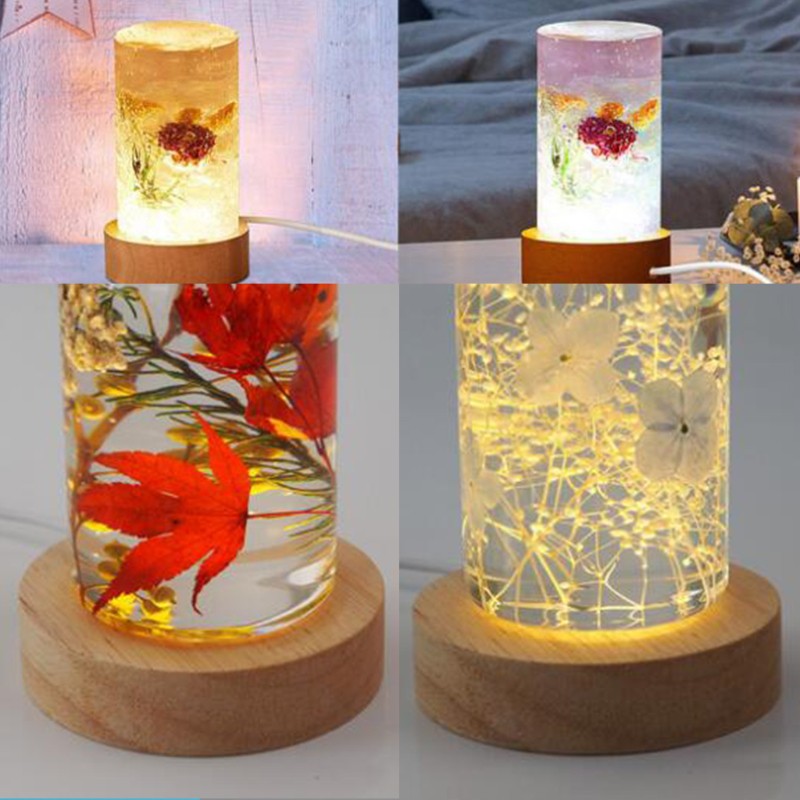 Khuôn Silicone Hình Trụ Hoa Khô Trang Trí