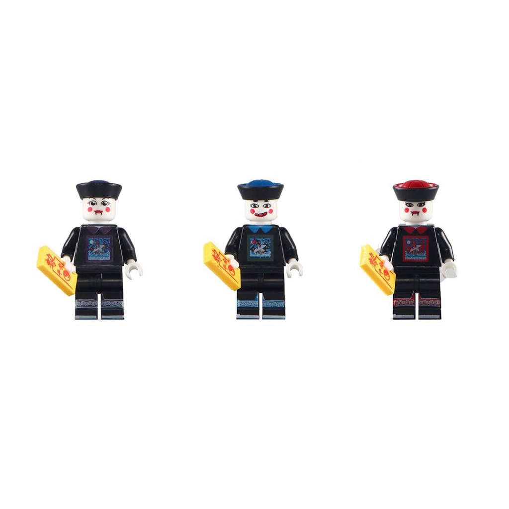 Bộ 3 nhân vật minifigures cương thi TPCT2