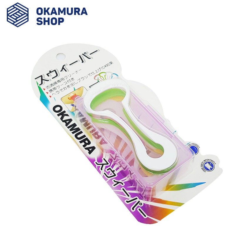 Okamura - Combo 10 Hộp dụng cụ cạo lưỡi Okamura Nhật Bản (Hộp 5 cái)