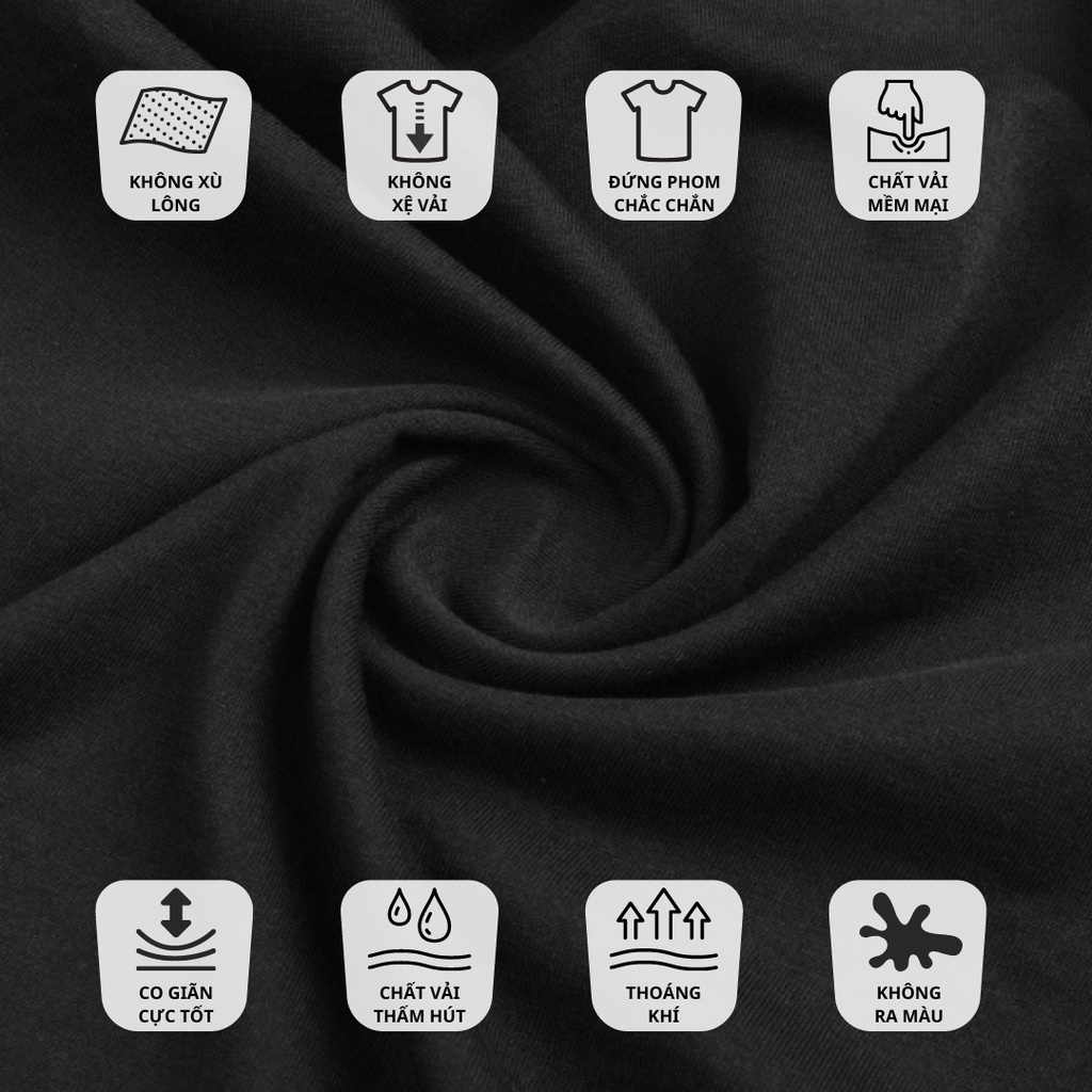 Áo thun nam cổ tròn ALONE vải Cotton co giãn, dày dặn, form regular fit
