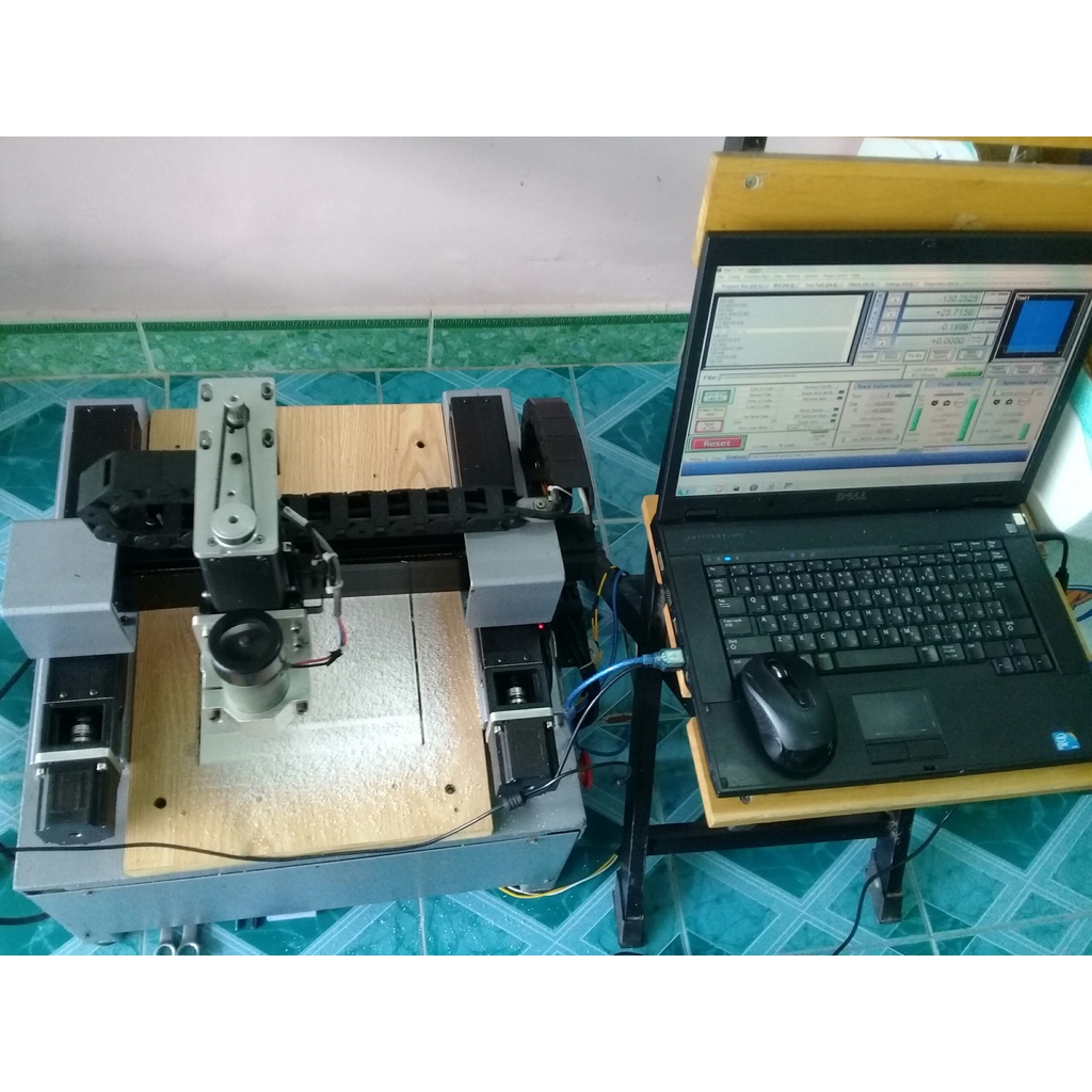 Máy CNC phay khung sắt hành trình 200x200x80mm