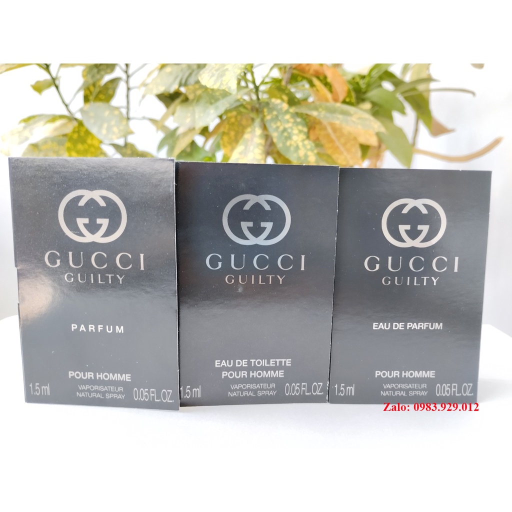 Vial Nước hoa Nam Gucci Guilty