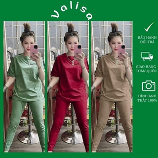 Đồ bộ nữ đồ bộ mặc nhà set bộ nữ dễ thương đồ mặc nhà đồ ngủ bigsize VALISA