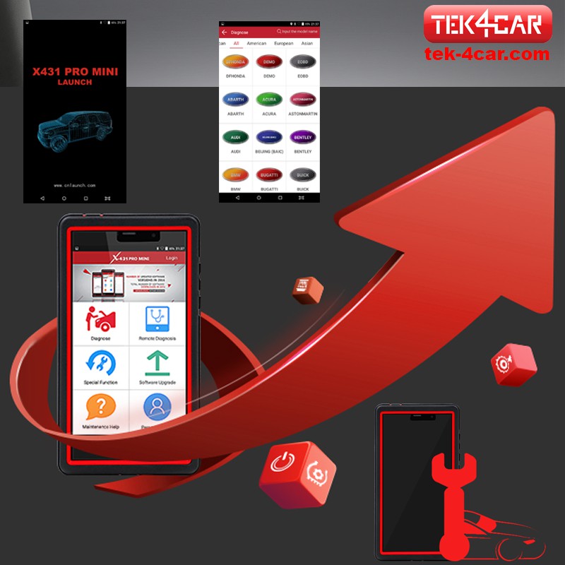 Máy Chẩn Đoán Ô Tô Launch X431 Pro Mini