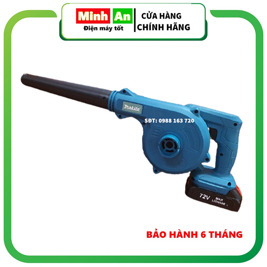 Máy thổi bụi cầm tay, máy thổi bụi mini dùng pin MAKITA 72V công suất lớn thổi bụi cực mạnh bảo hành 6 tháng