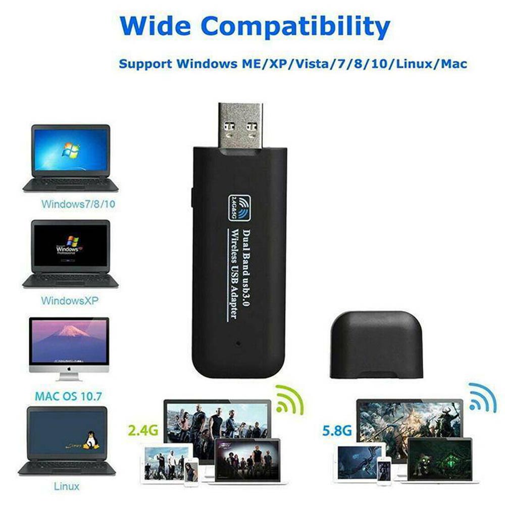 Usb Phát Sóng Wifi Kuwfi Rtl8812Bu Kết Nối Usb 3.0 1200mbps | BigBuy360 - bigbuy360.vn