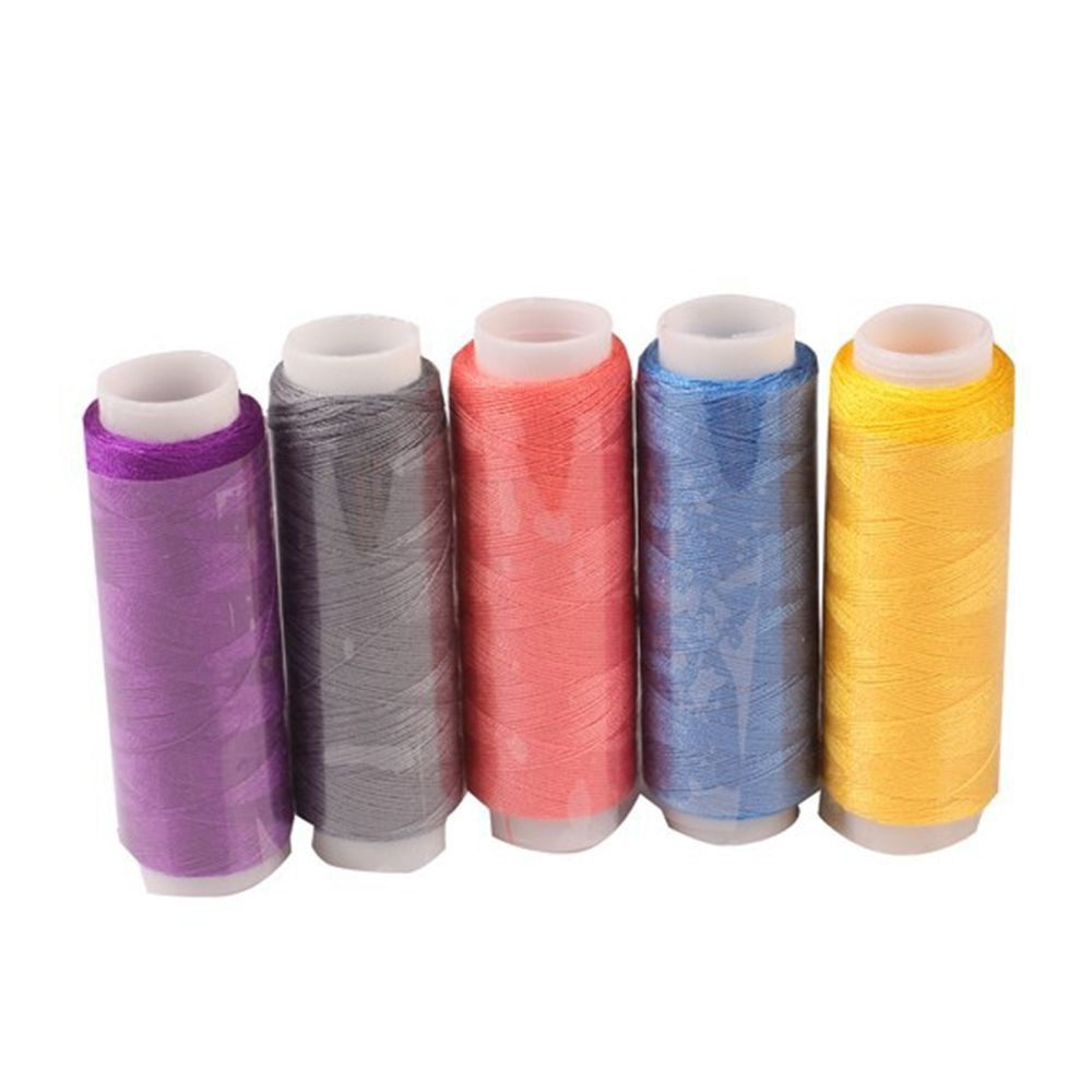 Lốc 10 Cuộn Chỉ Nhỏ May Đồ (Tặng 2 Kim Khâu)