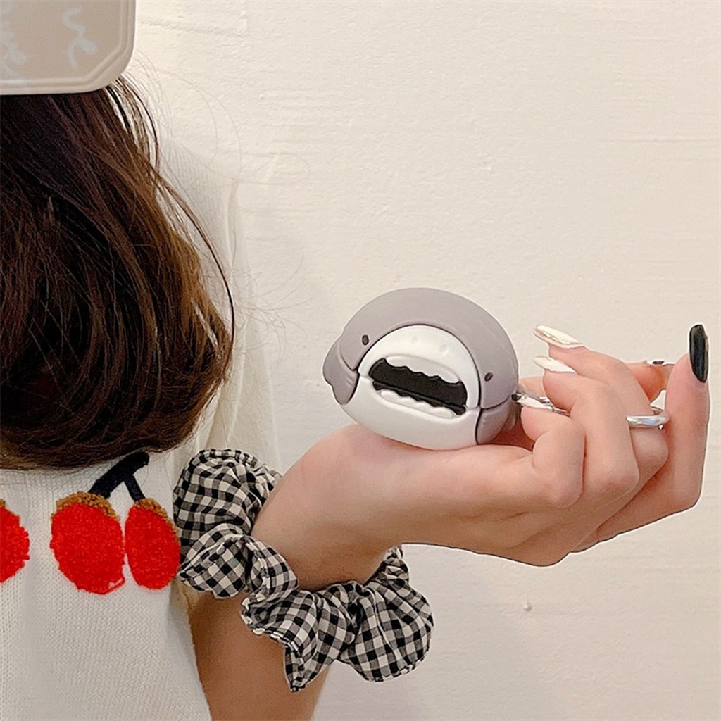 Vỏ Bảo Vệ Hộp Sạc Tai nghe không dây Samsung Galaxy Buds 2 / Live / Pro Bằng Silicon Mềm Thân Thiện Với Da Cá Mập