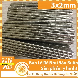 Bộ nam châm đất hiếm 3x2mm