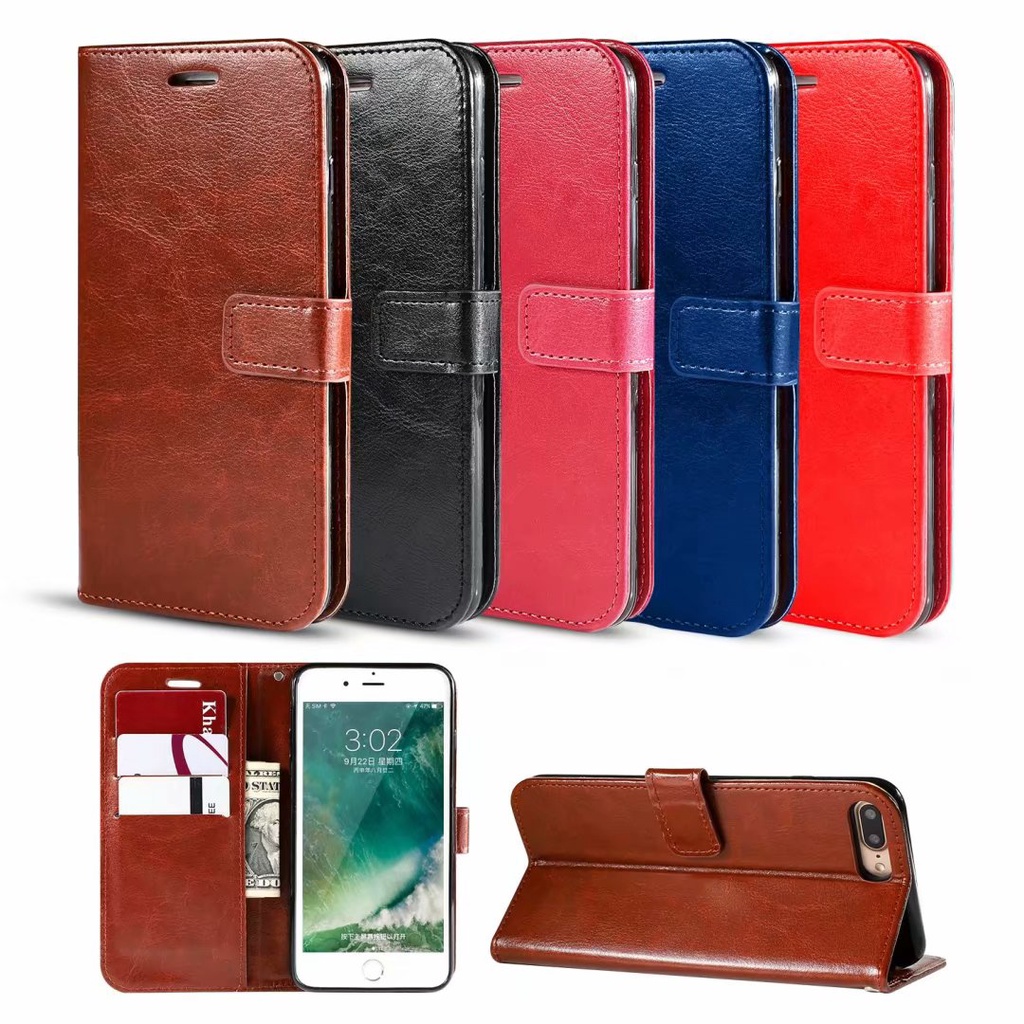 Ốp Lật Dompet Kulit Cover Samsung J6 J4 J4 J3 2015 J3 2016 J3 Pro J5 J5Pro J5Prime J7 Prime Hp