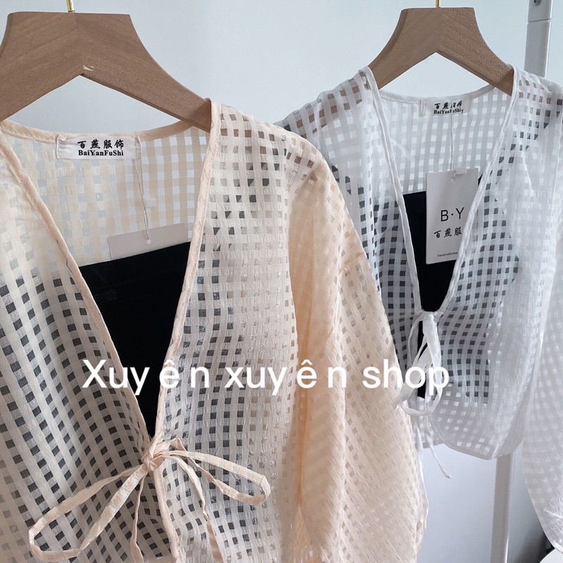 [Mã SKAMFSW175 giảm 10K đơn 50K] Set áo kiểu nơ ngực 2 chi tiết (ảnh thật shop chụp kèm video)