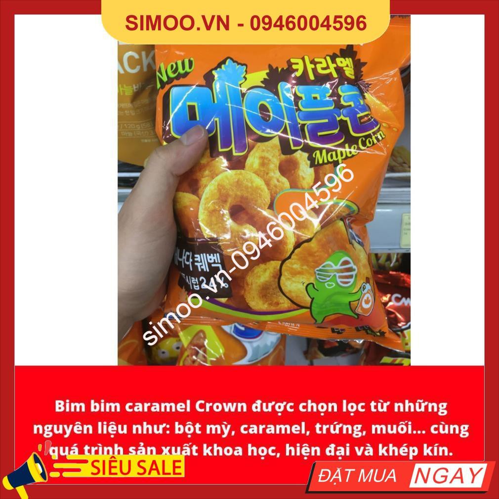 💥 ⚡ SẢN PHẨM CHÍNH HÃNG ( BIM BIM CARAMEL CROWN HÀN QUỐC 74G