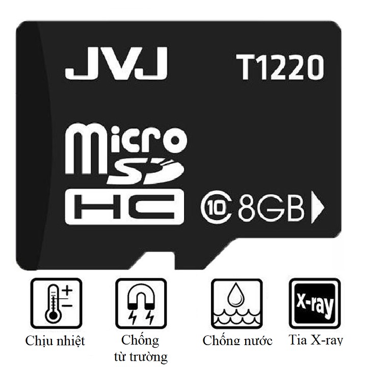 Thẻ nhớ JVJ 8G C10 tốc độ cao microSDHC