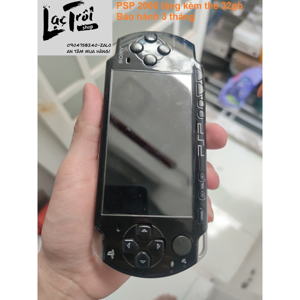 Máy chơi game Sony PSP 2000 - Tặng thẻ 32gb - Bảo hành 3 tháng