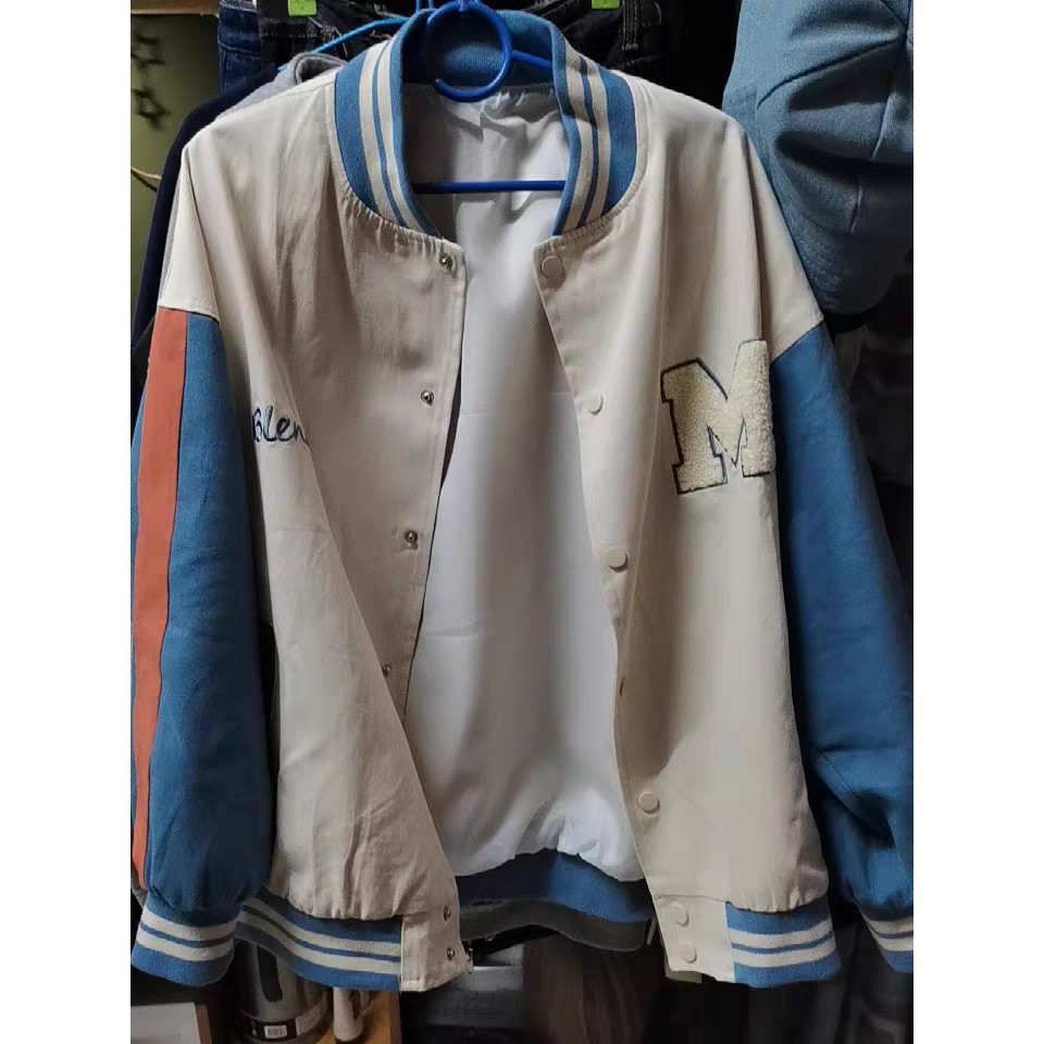 Áo Khoác Bóng Chày Phong Cách Cổ Điển Đường Phố Mỹ Sành Điệu Cho Nam